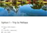 plan a perfect customized daywise travel itinerary
